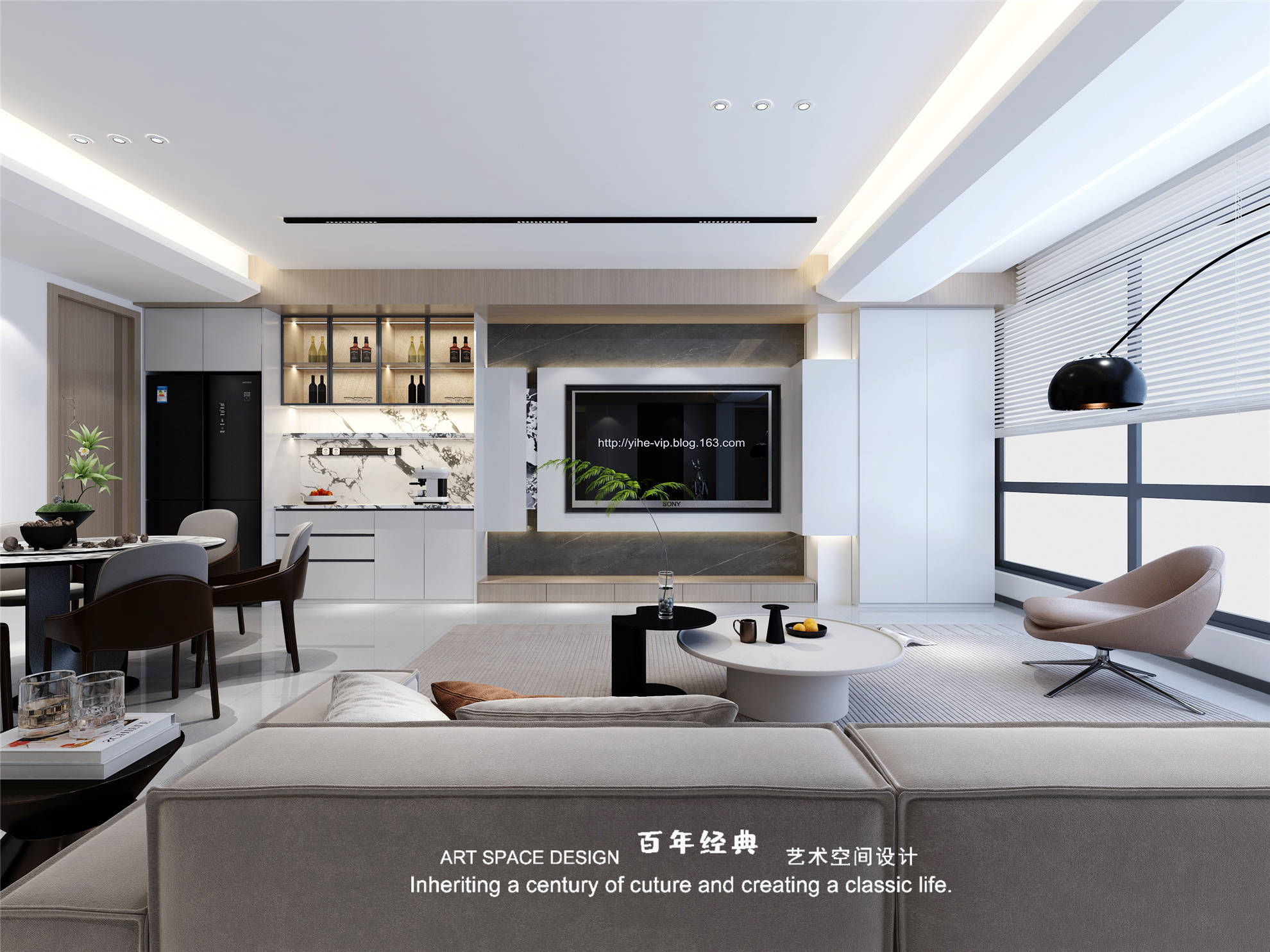 宝业四季园现代轻奢风赏析